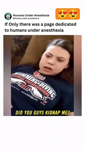 #RightAfterSurgery #AnesthesiaAwakening #PostSurgeryVibes #FunnyAnesthesia #HumansUnderAnesthesia..