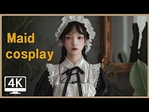 [4K] AI-Generated Maid Outfits: The Secrets Revealed | AI 메이드복 룩북 2024: 드디어 공개된 비밀