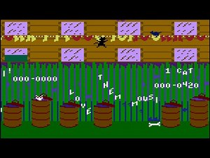 Alley Cat Gameplay Atari 8 Bit
