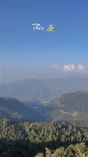 SUBSCRIBE TO MY CHANNEL ☺️#mussoorie #mountains #travel #nature