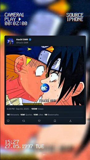 Naruto Sasuke Kiss – Anime Ka Most Iconic Scene 😂💥