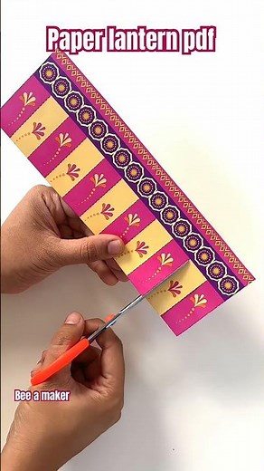 Diwali DIY paper lantern activity printable pdf