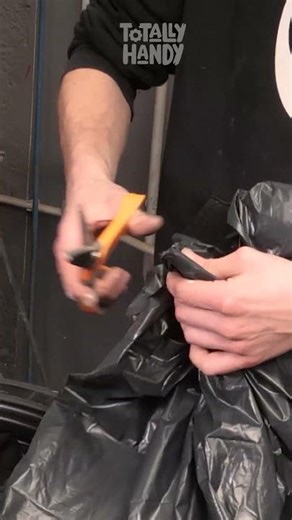 Trash Bag Painting: Easy Craft for Home Decor