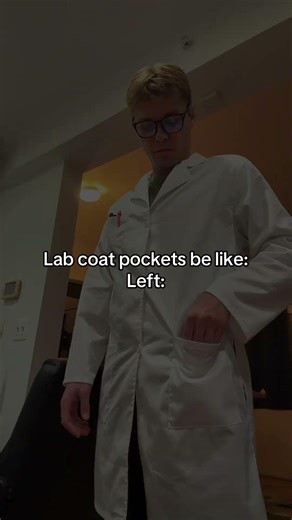 My Lab Coat Pocket Is Basically a Minecraft Inventory 😂 | Premed Life
