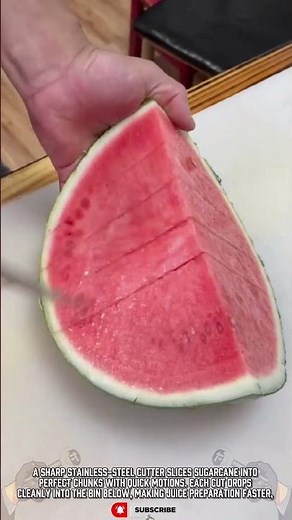 Watermelon Slicing Tool: Precise Fruit Cubing for Fast Preparation #ToolHolder