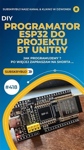 Unitra Radmor with Bluetooth Audio - Programmer for ESP32 modules #shorts #audio