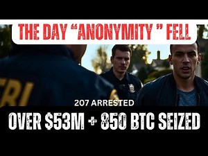 850 Bitcoin, 207 Arrests | How Operation RapTor Crushed the Dark Web’s Illusion of Anonymity