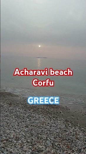 Acharavi beach Corfu, Greece🇬🇷❤