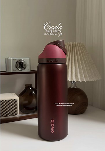 Unboxing My Dream Owala Black Cherry Water Bottle