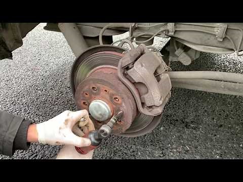 Step by step Replacing rear Brake pads and discs on Citroen Relay, Ford Transit, Peugeot Boxer