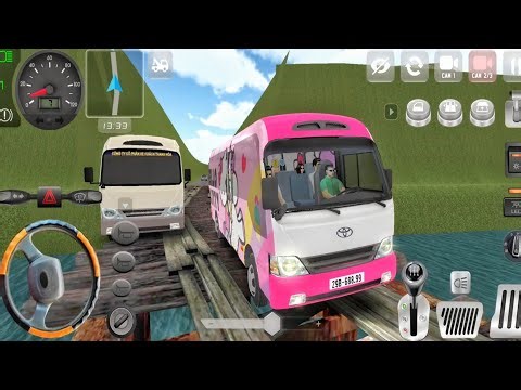 Minibus Simulator Vietnam Gameplay - Real Offroad Minibus Driving Simulator - Android Gameplay