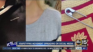 41K views · 702 reactions | Have you seen this? Some are sporting safety pins to show support and solidarity for those who feel threatened following the election. | ABC15 Arizona | Facebook
