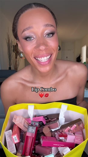 Honestly hated this combo.. but first lip combo of the year, what do u think🙌🏽🤩 @Clinique @Provence Beauty #makeup #lipcombo #lipstick #lipliner #eyeshadow