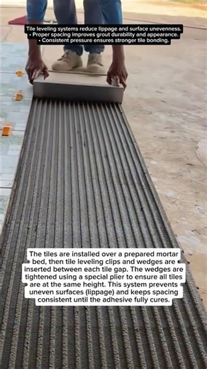 Perfect Tile Alignment with Leveling Clips!