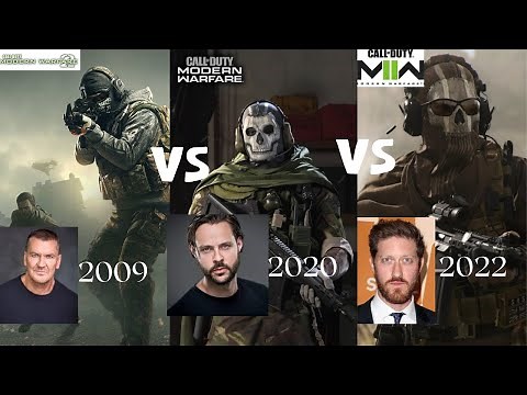 Jeff Leach vs Samuel Roukin Voice as Ghost | Ghost voice Comparison Call of Duty Modern Warfare II