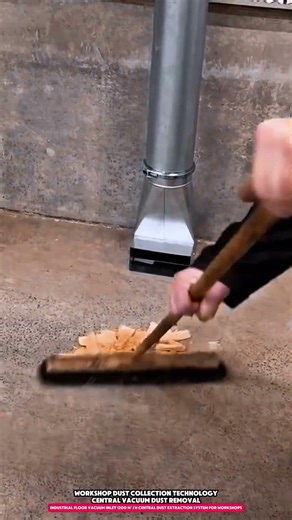 Industrial Floor Vacuum Inlet 1200 m³/h Central Dust Extraction System for Workshops