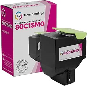 LD Remanufactured Toner Cartridge Replacement for Lexmark 801SM 80C1SM0 (Magenta) Compatible with Lexmark CX Printers: CX310dn, CX310n, CX410de, CX410dte, CX410e, CX510de, CX510dhe, CX510dthe