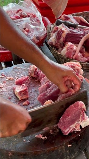 Meat Cutting | Easy Butcher Technique #butcherskills #meatmarket #cuttingskills #meat #pork
