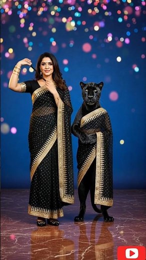 Magical AI Mother & Daughter Panther Transformation | Enchanting Dance of Power 🐆💃 | #shorts #magic