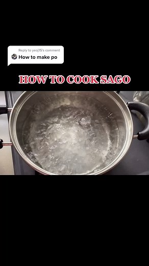 How to Cook Big Sago at Home