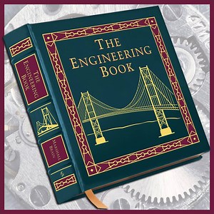 A leather-bound guide to engineering from the catapult to the jet engine. | Easton Press Books