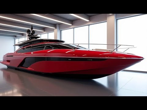 Princess F55 Flybridge 2025 – The Ultimate Red Luxury Yacht