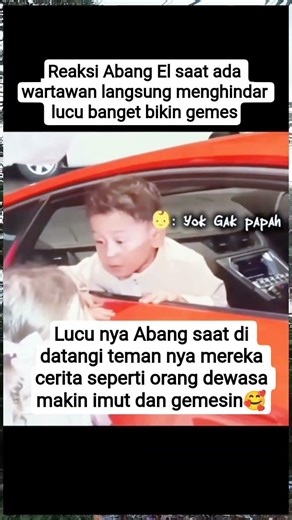 reaksi Abang El saat di datangi wartawan gemes lihat nya #lestikejor #leslar #trending #shrots
