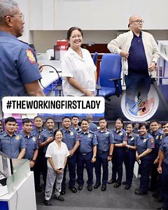 👮‍♀️👑 LOOK: First Lady Liza Araneta-Marcos visits the PNP Command Center! Together with PCSO GM Mel Robles and Amb. Markus Lacanilao, they got a firsthand look at the PNP’s fast and life-saving 911 system 🚨💙 #TheWorkingFirstLady #BagongPilipinas #911FiveMinuteChallenge #LigtasAtAlerto #PNPUpdates | Mark Ian Everyday