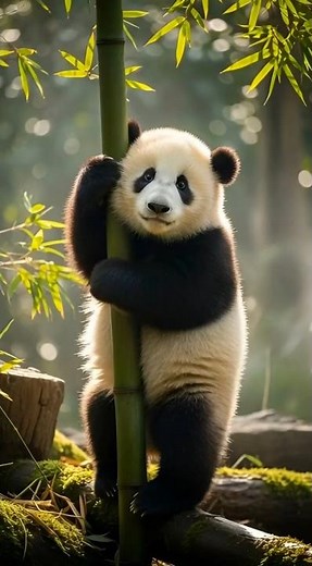 Baby Panda’s Cutest Adventure Ever 🐼✨ | Climbing Playing Moments You Can’t Miss!