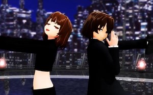 【undertaleMMD】Partners In Crime ♦ Chara x Frisk ♦（作者：753 Poiii）