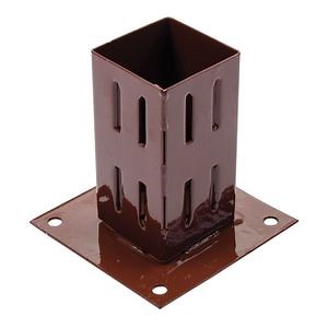 Bolt Down Anchor Base 6X6 Wood Post Ground Anchor Base