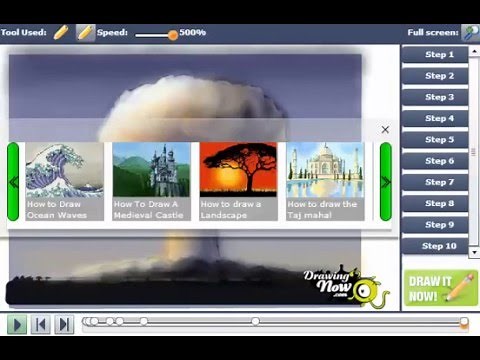 How to Draw a Mushroom Cloud