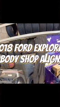 2018 Ford Explorer alignment service