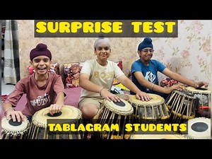 TABLAGRAM BEGINNERS STUDENTS surprise test