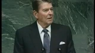 Reagan's ALIEN speech to UN