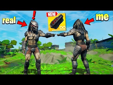 I Pretended to be PREDATOR BOSS in Fortnite