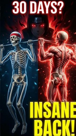 30 Days Of Pull-Ups Training With Itachi Uchiha 💪😈 | #shorts #whatif #skeleton #itachi #naruto