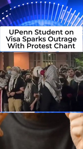 6.3K views · 203 reactions | UPenn Student on Visa Sparks Outrage With Protest Chant | Sci-Tech Channel | Facebook