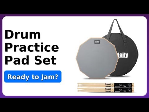 REVIEW (2025): Drum Practice Pad Set. ESSENTIAL details.