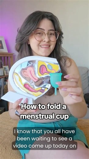 How to Fold a Menstrual Cup | Easy Insertion Tutorial for Beginners #periodcup