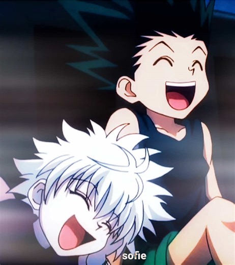 we are literally gon & killua | happy birthday jack this is for you !! @coiny — #hunterxhunter #gonfreecs #killua #gonandkillua #hxh