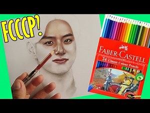 How to Draw Realistic Portrait with FCCCP ? (Faber Castell Classic Colored Pencil)