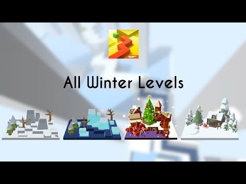 Dancing Line all Official Winter/Christmas levels | Dancing Line