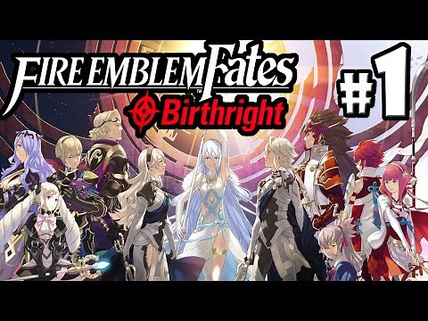 Fire Emblem Fates Gameplay Walkthrough PART 1 Birthright Character Creation Nintendo 3DS English If