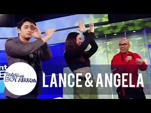 Lance and Angela teach Tito Boy the Mathematics dance challenge | TWBA