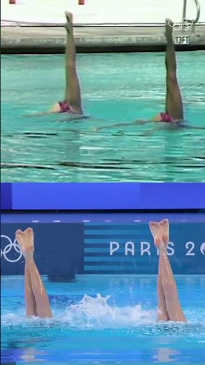 The evolution of Artistic Swimming Duets! 🤩 #Olympics