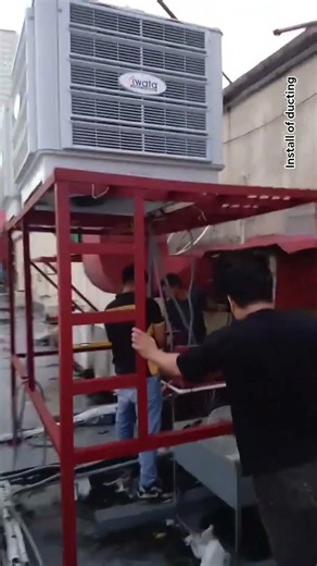 Installation of ducting work #shorts #work #travel #everyone #subscriber