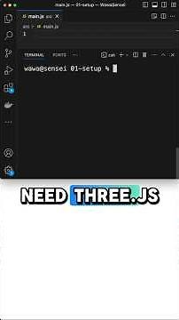 Three.js 101: How to Build 3D Websites (Ep 2 - Setup) #threejs