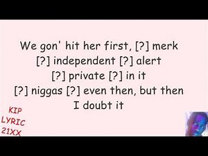 Travis Scott - Fire (LYRIC VIDEO)