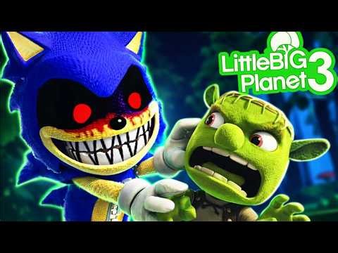 We Survived the SCARIEST Shrek Levels in LittleBigPlanet 3!